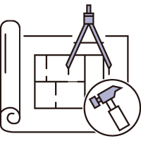 店舗の設計・施工のアイコン